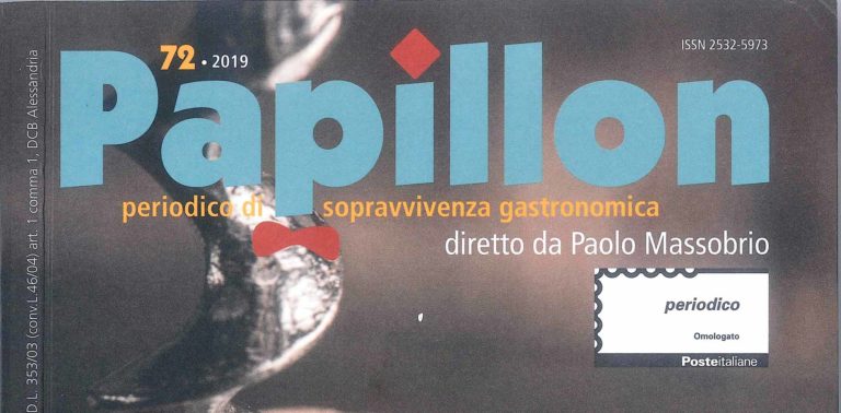 “Diana” 2017, reviewed by Paolo Massobrio, is published in the Papillon magazine